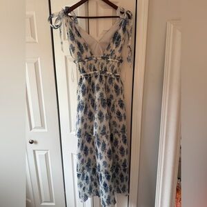 BELLEVUE SLEEVELESS TIERED MAXI DRESS